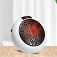 thumbnail image 1 of MagicXflow Space Heater,Mini Space Heater,Portable Electric Heating Quiet heater ,Portable Remote Control Heater High Output Fan For Home Bedroom Office Desk Indoor Use,1pc, 1 of 8
