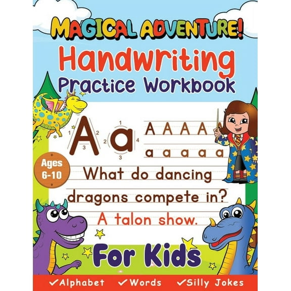 Magical Adventure Handwriting Practice Workbook for Kids, (Paperback)