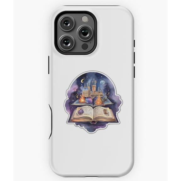 Magical Book of Spells Fantasy Wizard Phone Case for iPhone 16 15 14 13 12 11 Pro Max