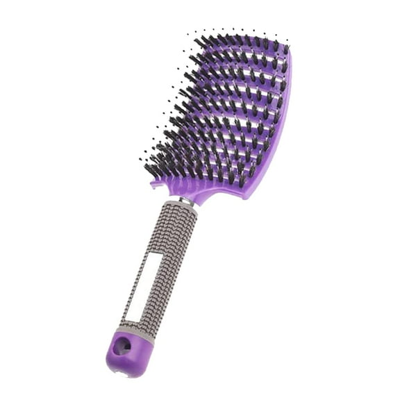 Magical Brush Detangler, Hair Brush, Vormey Ultra Detangler Brush, for Wet or Dry Detangling Hair Brush for Men, Women and Kids, Long, Thick, Thin, Curly & Tangled Hair (Purple)