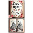 thumbnail image 1 of Magical Castle Fairy Tale Banner Enchanted Flowers Storybook Design for Kids Room Party Decor Event Celebration, 1 of 7