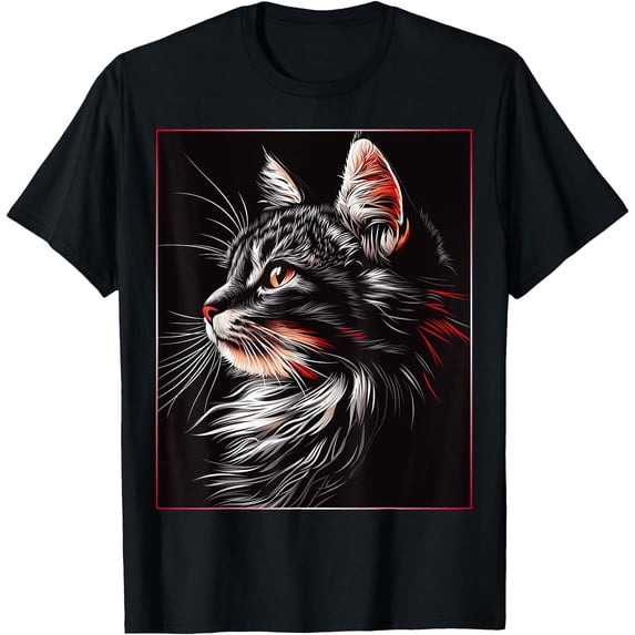 Magical Cat Fantasy Art Design T-Shirt - Walmart.com