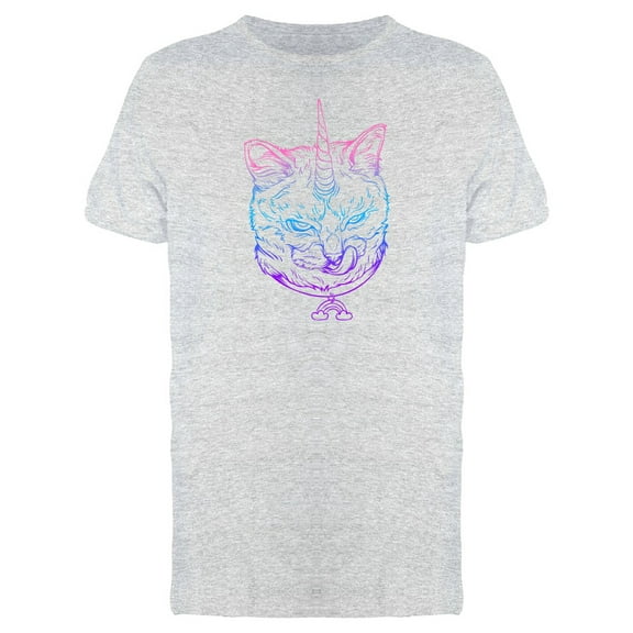 Magical Cat Unicorn Colorful Tee Men's -Image by Shutterstock