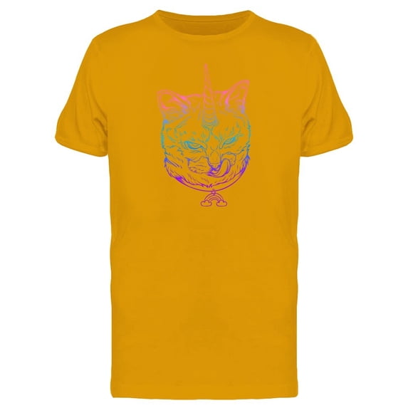 Magical Cat Unicorn Colorful Tee Men's -Image by Shutterstock