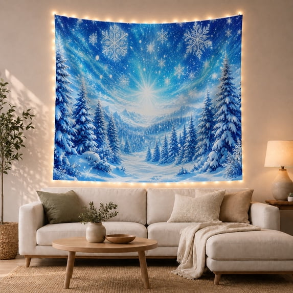 Magical Dominated by With Cool Tones, Mystical Fantasy for Space Lovers, Galaxy Room Decor Room Accent, Christmas Gift, Tapestry Wall Hanging for Bedroom and Dorm