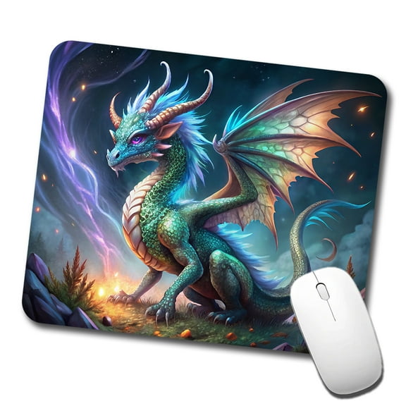 Magical Dragon Mouse Pad Low Profile Gaming Mat