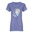 thumbnail image 1 of Magical Dream And Unicorn Shaped T-Shirt Women -Image by Shutterstock, Female Medium, 1 of 2