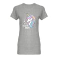 thumbnail image 1 of Magical Dream And Unicorn Shaped T-Shirt Women -Image by Shutterstock, Female Medium, 1 of 2