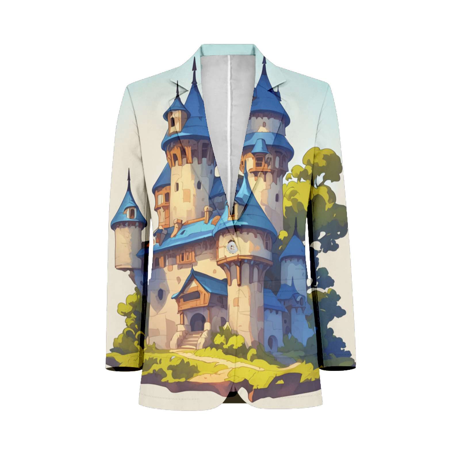 Magical Dreamy Castle Men's Suit Blazer Casual Party Wear Slim Fit Suit ...