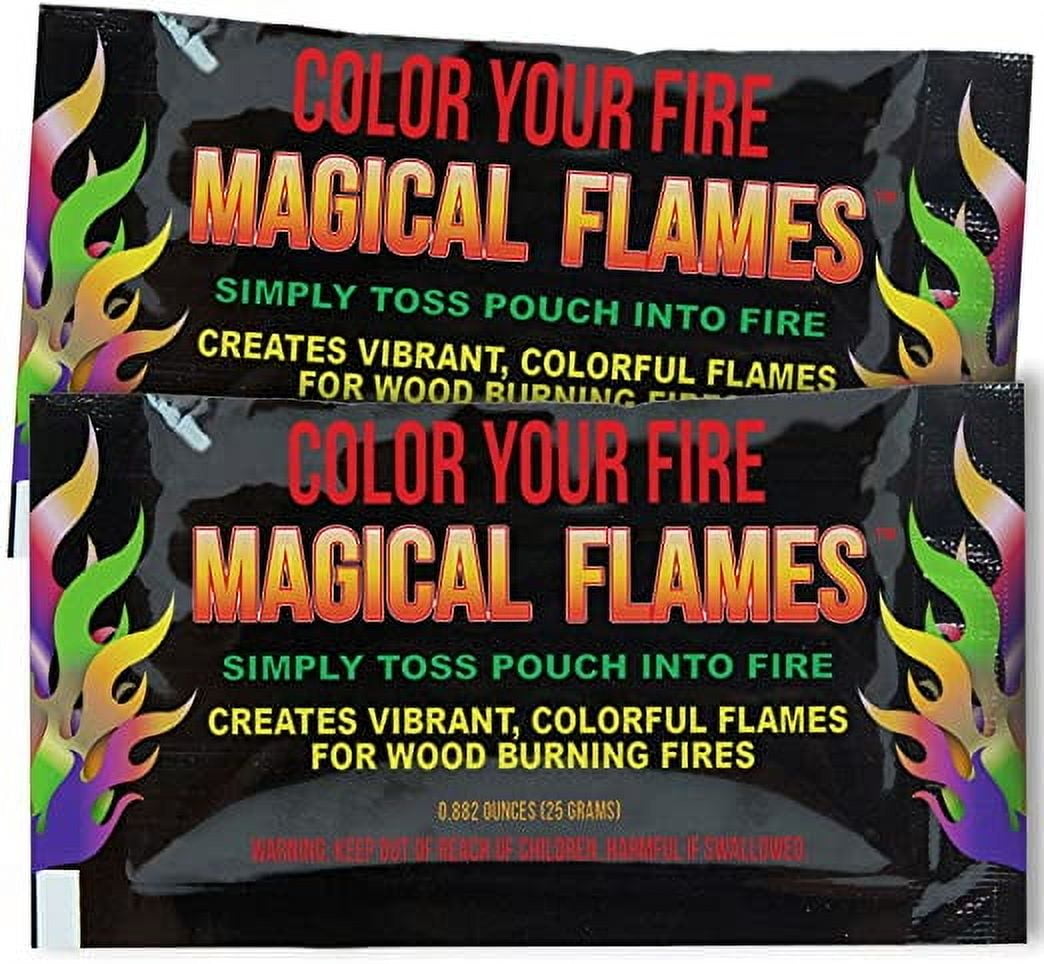 Magical Flames Fire Color Changing Packets for Campfires, Fire Pit ...