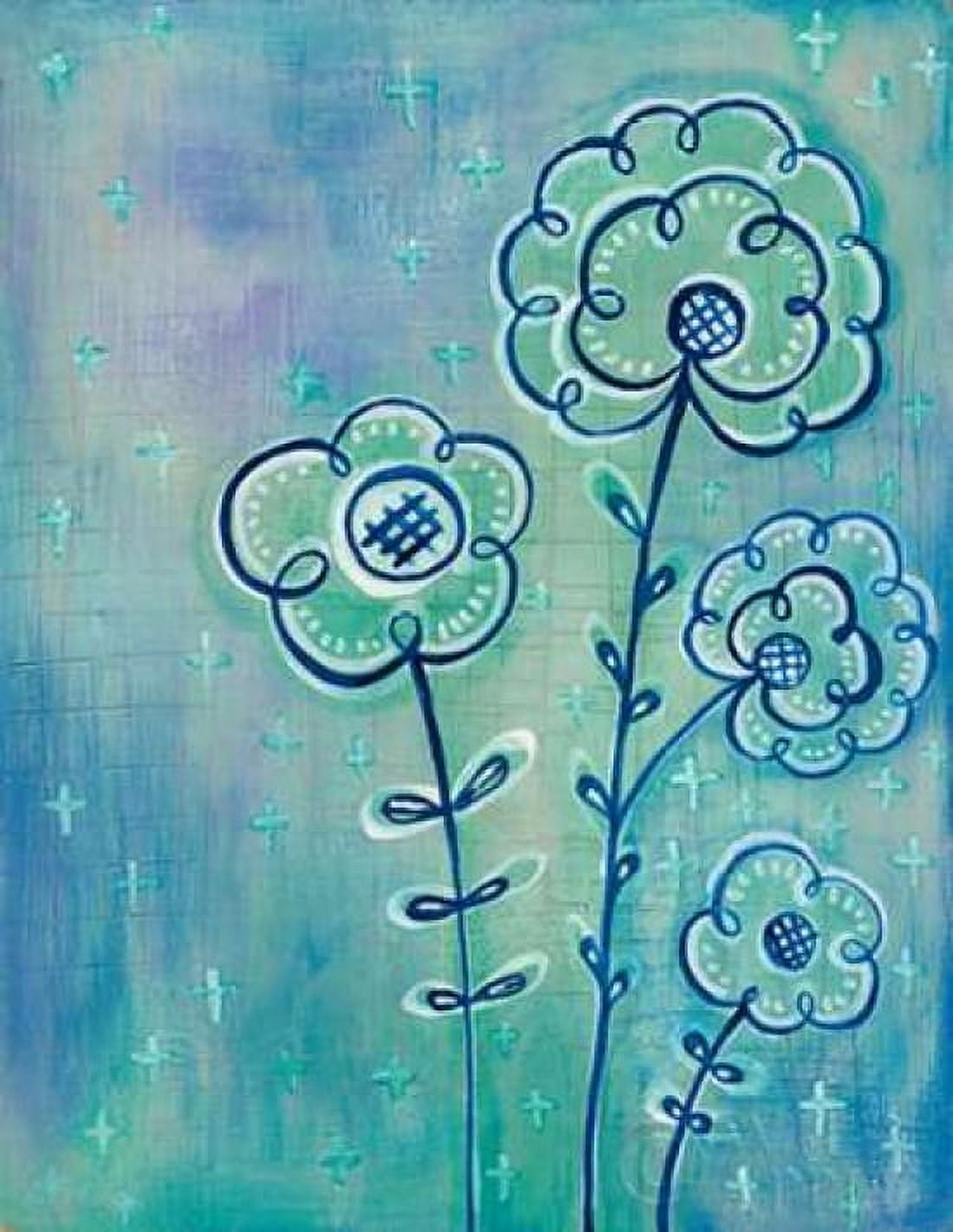 Magical Flowers III Canvas Art - Melissa Averinos (22 x 28)