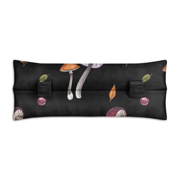 Magical Forest Mushrooms Seatbelt Pillow - Post-Surgery Mastectomy Breast Cancer Heart Surgery Recovery Cushion - Plush Car Seat Belt Protector (Aesthetic Fungi)