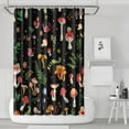 thumbnail image 1 of Magical Forest Mushrooms Shower Curtain 72" x 72" - Whimsical Fairy Tale Design Waterproof Quick-Dry Bath Drape, 1 of 5
