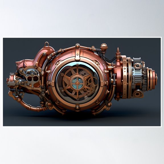 Magical Forest Scene Poster Wall Art, Modern Wall Decor, 12x18 UNFRAMED