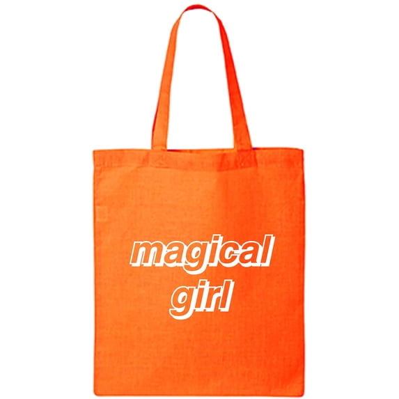 Magical Girl Cotton Canvas Tote Bag