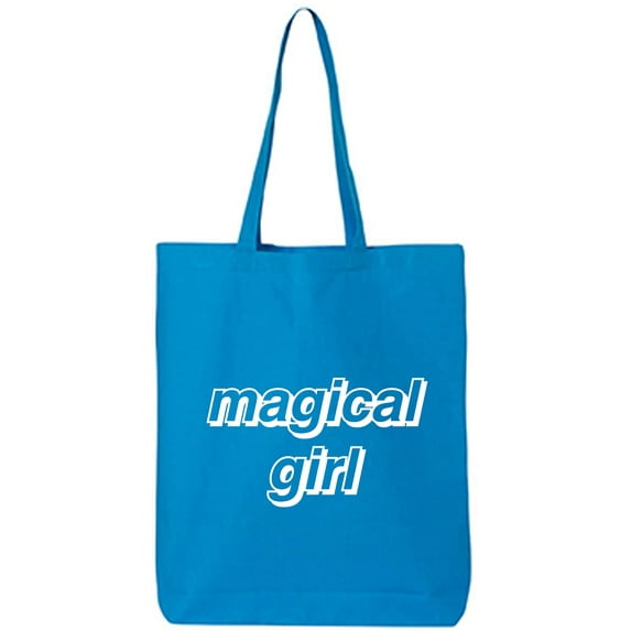 Magical Girl Cotton Canvas Tote Bag