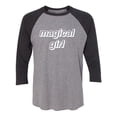 thumbnail image 1 of Magical Girl Unisex 3/4 Sleeve Baseball Raglan Tee, 1 of 2