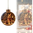 thumbnail image 1 of Magical Glass Christmas Ornaments,Vintage Shiny Decor with Classic Sparkling Mercury Reflector,Crystal Tree Bright Baubles Retro Glow,Nostalgic Gift for Christmas Tree Display (A3), 1 of 7
