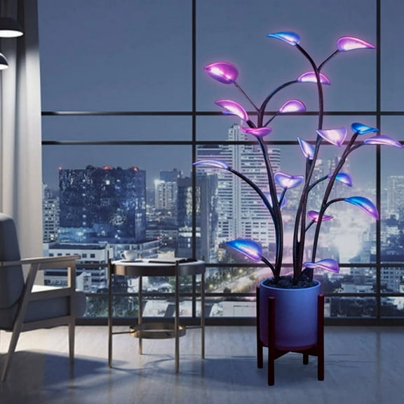 Magical Glowing Potted Indoor LED 3 Color-Changing Artificial Bonsai Light (Without Pot)
