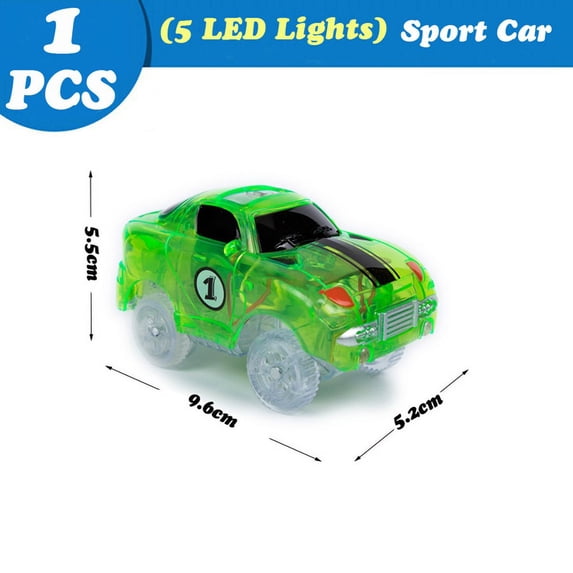 Magical Glowing Race Track Car Toy Vehicle LED Light Electronics Car ...