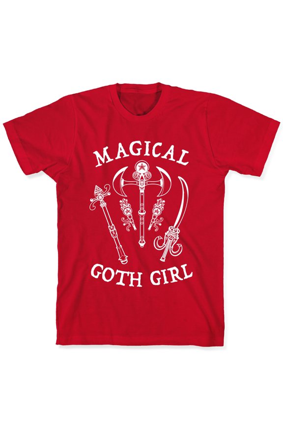 Magical Goth Girl White Tee Shirt Sweatshirt Hoodie