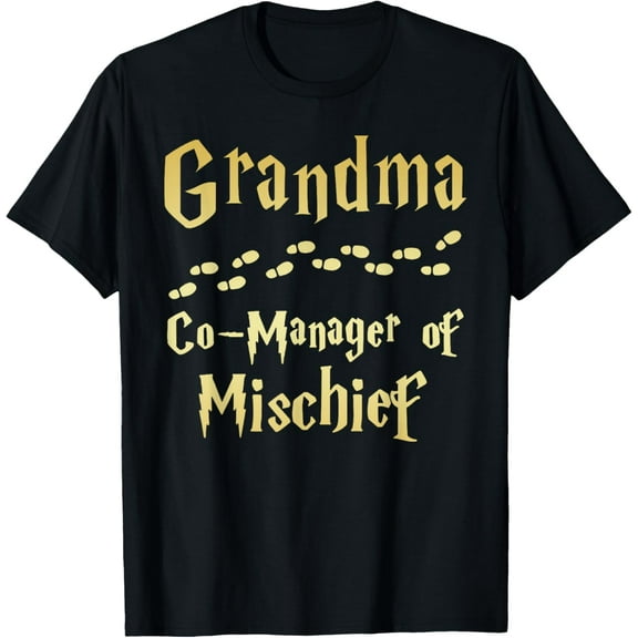 Magical Grandma Manager of Mischief Birthday Family Matching T-Shirt