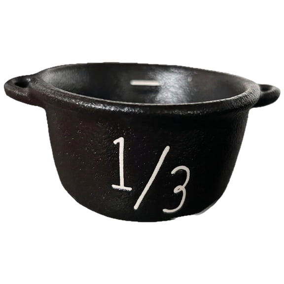 Magical Halloween Kitchens Tool 4 Piece Witches Cauldron Measuring Cups For Baking Candy Party Supplies And Witchcrafts Decors