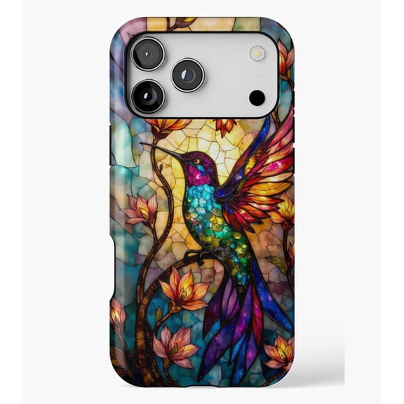 Magical Hummingbird in Garden M2678, Protective Case for iPhone 17 16 15 14 13 12 11 Pro Max – Modern Unisex Style
