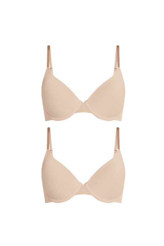 Lightly Lined Underwire T-Shirt Bra, Women's 40D Nude