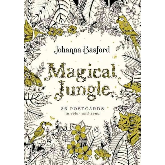 Pre-Owned Magical Jungle: 36 Postcards to Color and Send, (Paperback)
