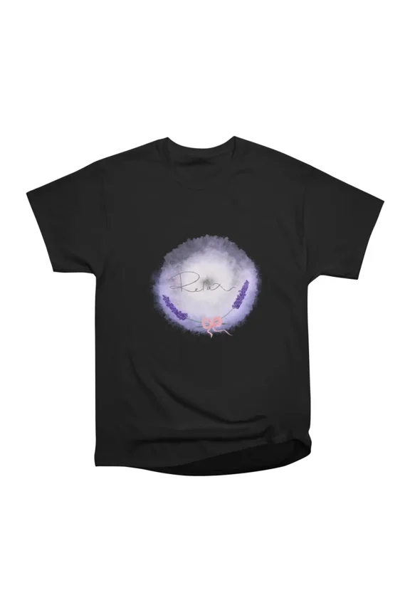 Magical Lavender Wreath Relax T-Shirt Tee Gift For Him Merch For Her Apparel For Friend