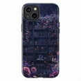 thumbnail image 1 of Magical Library Phone Case, Starry Floral Bookshelf Design iPhone Cover, Enchanted Artistic Protective Case for iPhone 16 15 14 13 12 11 Plus Pro Max Mini, 1 of 6