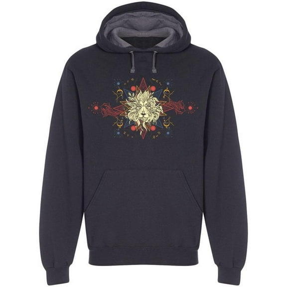 Magical Lion Hoodie Men -Image by Shutterstock, Male x-Large