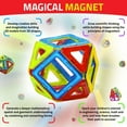 thumbnail image 1 of Magical Magnet Building Learning Toy Creative Construction Shapes for ALL Kids, 1 of 3