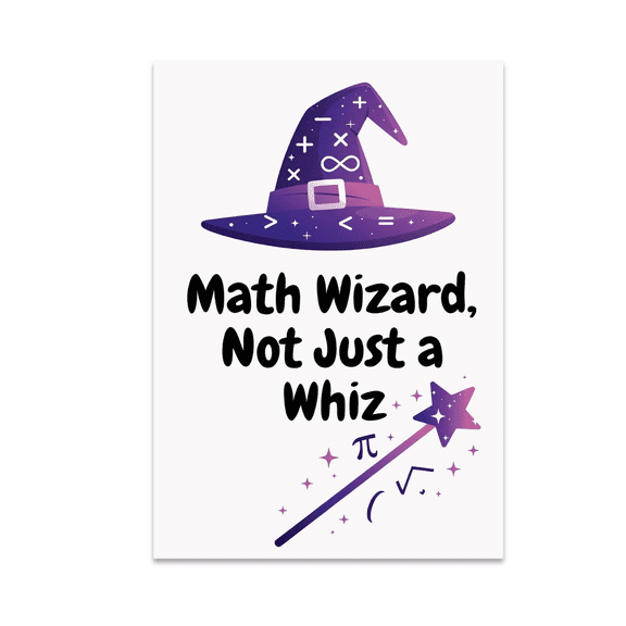 Magical Math Art - Math Enthusiast - 13x19 Poster Print
