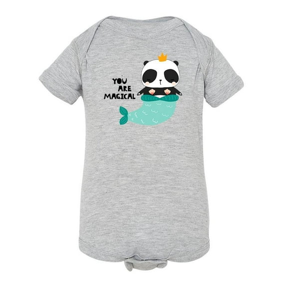 Magical Mermaid Panda Bodysuit Infant -Image by Shutterstock, 6 Months