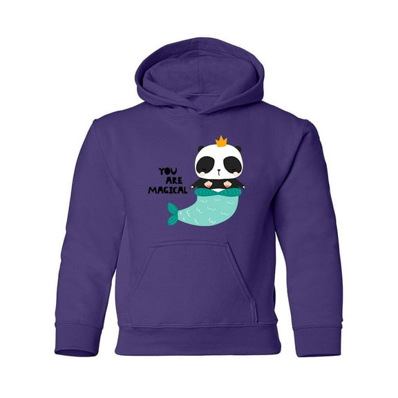 Magical Mermaid Panda Hoodie Juniors -Image by Shutterstock,  Large
