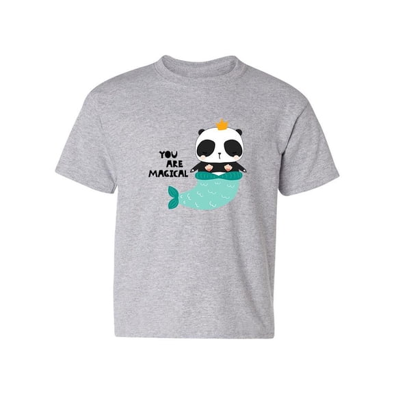 Magical Mermaid Panda T-Shirt Juniors -Image by Shutterstock,  x-Small