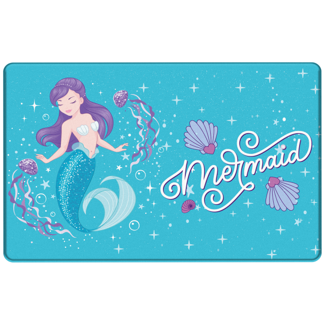 Magical Mermaids AntiSlip Velvet Soft Kids Bathroom Mats 17 inches x 24 inches