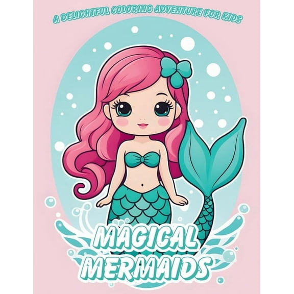 Magical Mermaids Coloring Book, (Paperback)