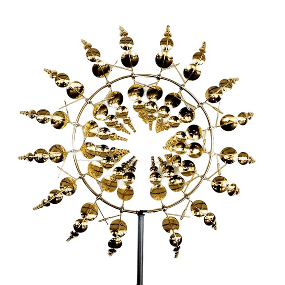 Magical Metal Wind Spinner, Ornament Spinners, Windmill for Garden, Terrace, Lawn, Courtyard Landscape B