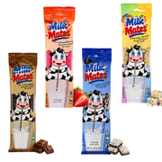 Magical Milk Straws - 4 Pack Bundle of Flavored Straws for Milk, Chocolate, Strawberry, Cookies & Cream, Fruity Cereal. 20 Milk Flavoring Straws for Kids. Makes Children Love to Drink Milk