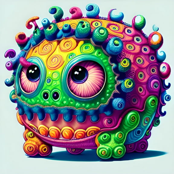 Magical Monsters- Canvas Wall Art