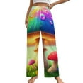 thumbnail image 1 of Magical Mushroom Garden-1 Pajama Pants Comfortable Elastic Waist Pajamas Fashion Sleepwear Bottoms Plus Size Homewear, 1 of 6