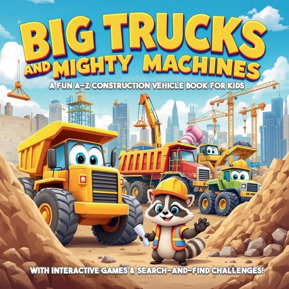 Magical Nature ABC Journeys Big Trucks and Mighty Machines: A Fun A-Z Construction Vehicle Book for Kids (With Interactive Games & Search-and-Find C, Book 5, (Paperback)