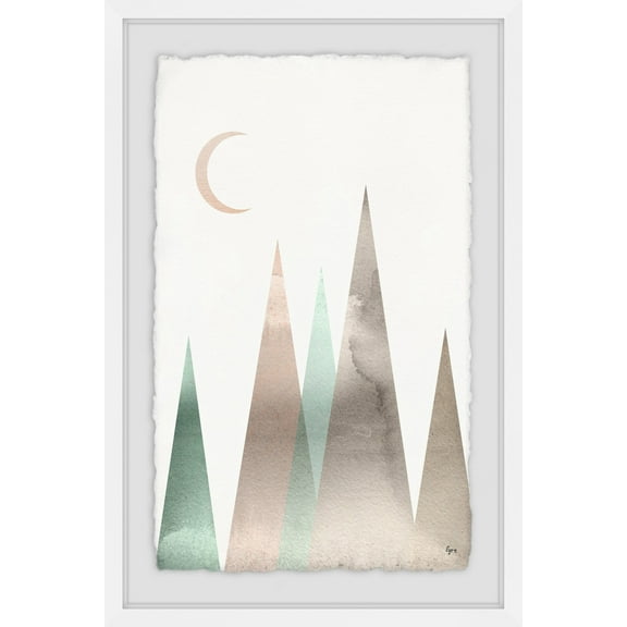 Magical Night Ii Framed Painting Art Print, 24.00" x 1.50"