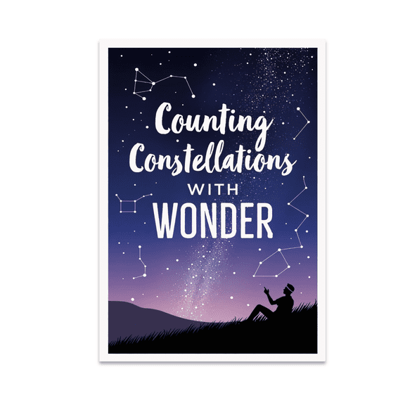 Magical Night Sky Decor - Astronomy Enthusiast - 13x19 Poster Print