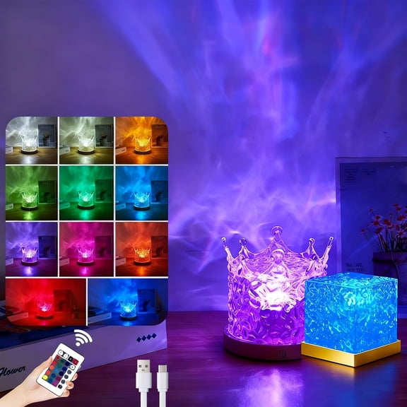 Magical Northern Lights for Your Room | Aurora Night Light Projector with 16 Gradual Colors, Silent Calming Mood Lamp for Home Decor