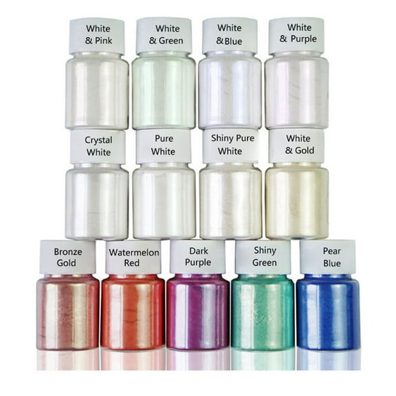 Magical Powder 13 Color Shift Mica Powder for Epoxy Resin Pigment Dye Pearl Pigment Powder for Arts Crafts Nail Painting