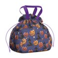 thumbnail image 1 of Magical Pumpkin Castle Halloween Pattern Drawstring Lunch Bag Women - Drawstring Lunch Bag Insulated for Work Office - Stain-Resistant Large Lunchbags for Women with Multi-Pockets, 1 of 6